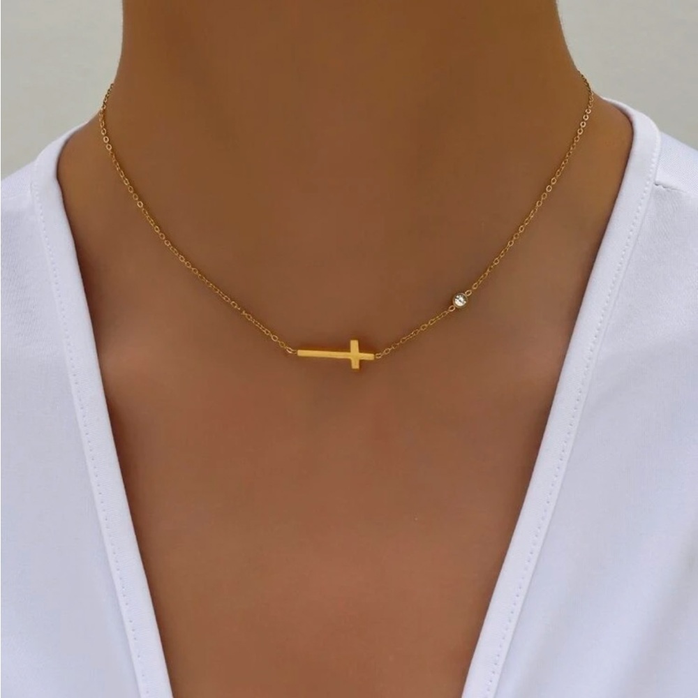 Gold Cross necklace